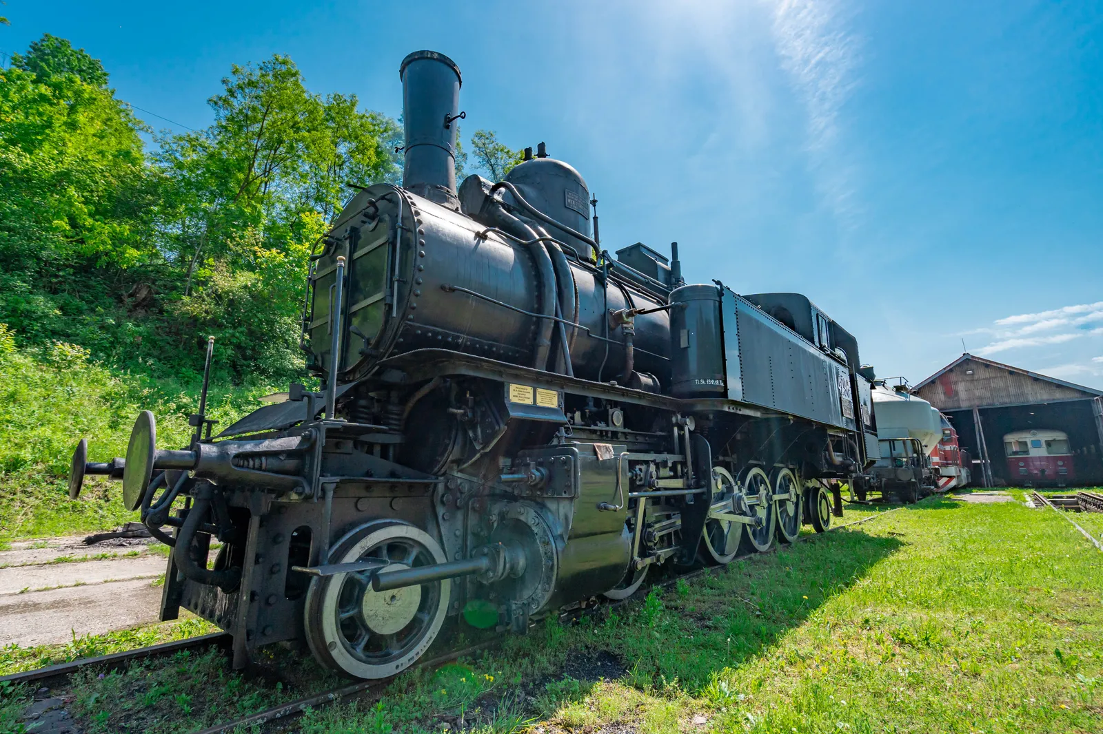 Parná lokomotíva zbojníckeho expresu